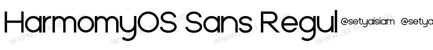 HarmomyOS Sans Regul字体转换